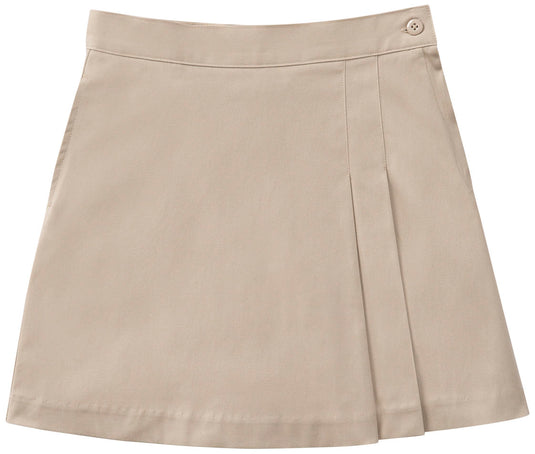 Double Pleat Skort Khaki