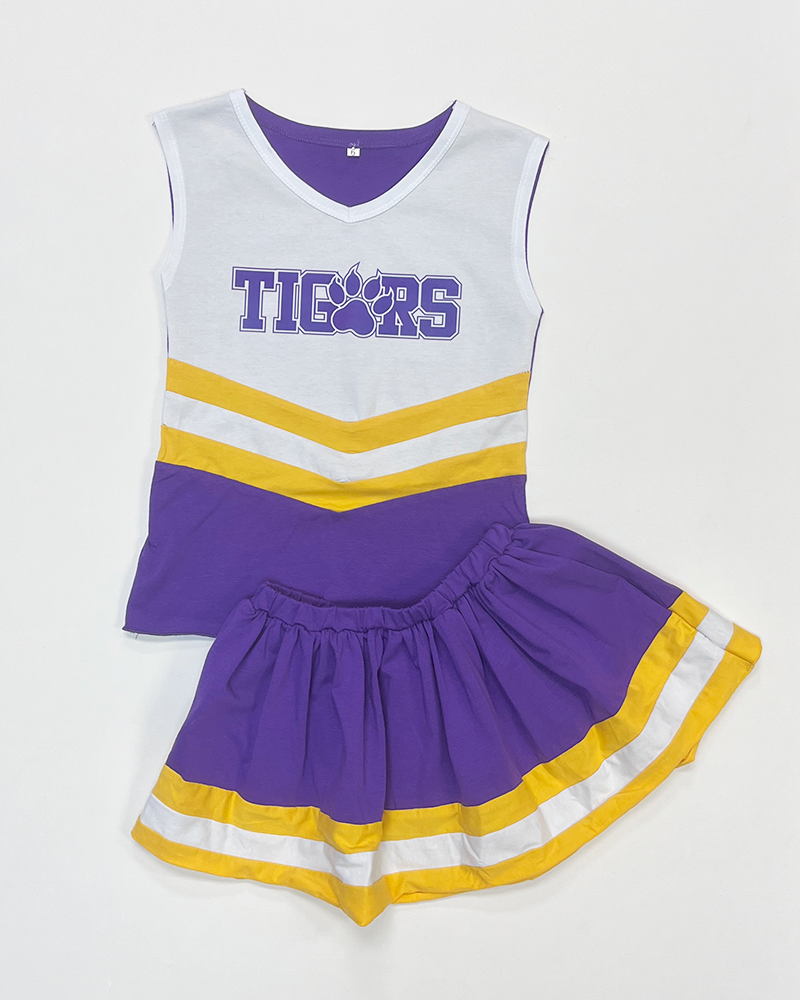 Purple Gold Cheer Set