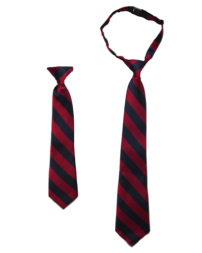 Neck Tie Navy and Crimson