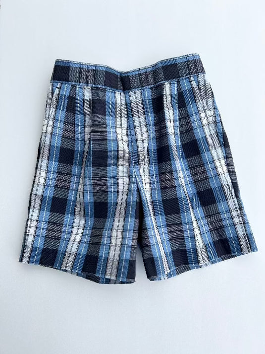 Pleated Walking Shorts Plaid 76