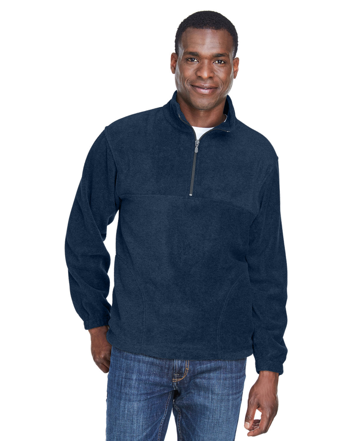 HR Fleece Jacket Qtr Zip Navy – Uniformity Lafayette