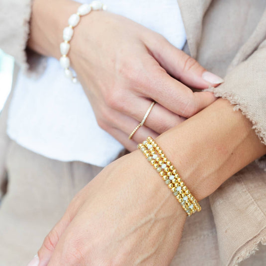 Classic Beaded Stretch Bracelets