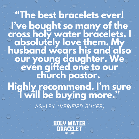 PETITE HOLY WATER MIRACULOUS MARY PORCELAIN BRACELET