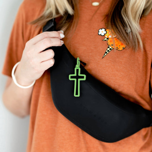 Cross Charm Keychain