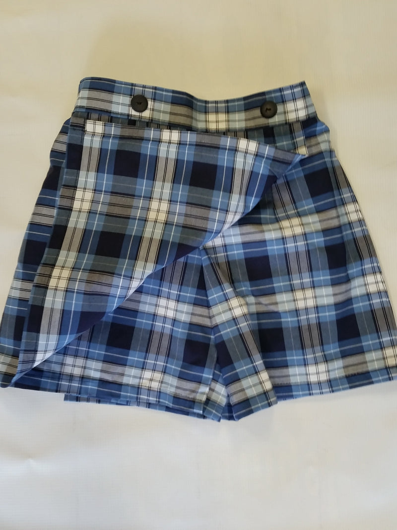 Load image into Gallery viewer, EW Button Front Skort Plaid 76

