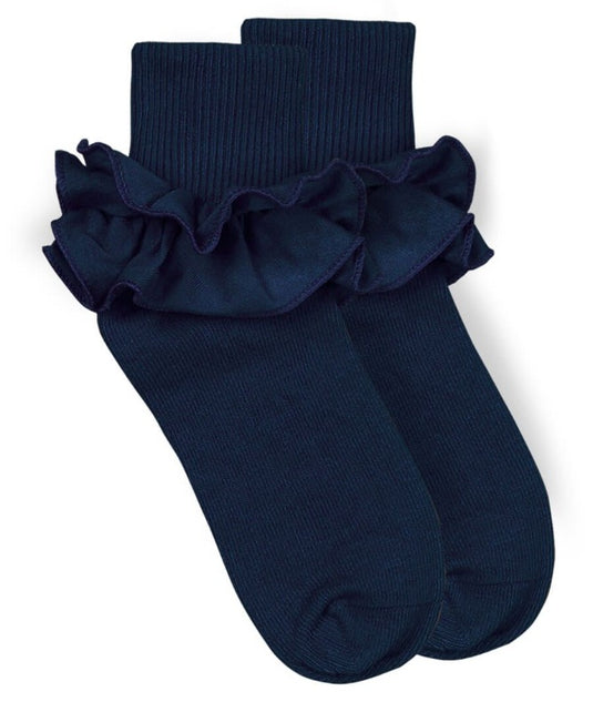 Ruffled Crew Socks