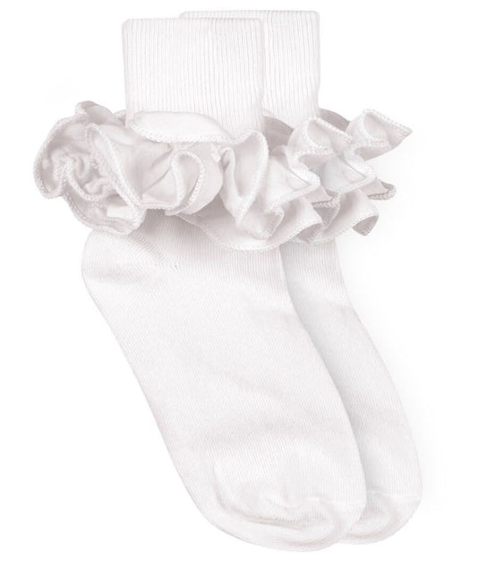 Ruffled Crew Socks