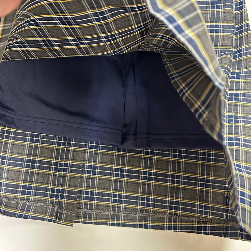 Load image into Gallery viewer, Double Pleat Skort Plaid 42
