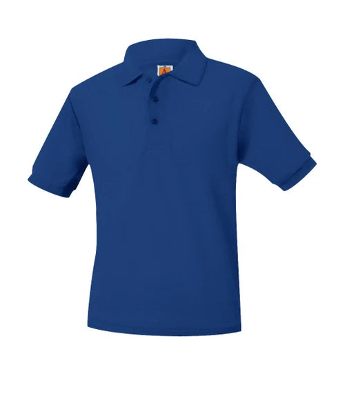 Pique Polo Royal Blue Short Sleeve