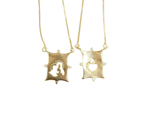 18K Gold Filled Scapular