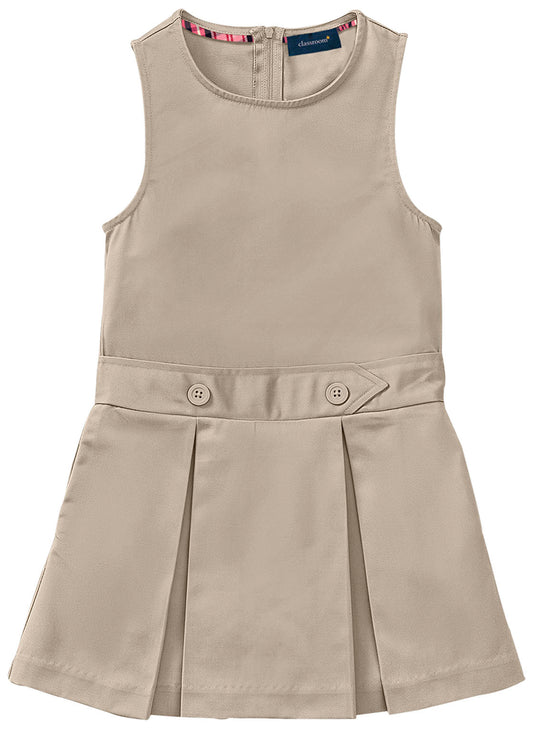 CR Drop Waist Jumper Khaki