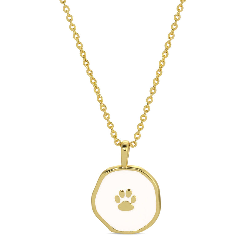 Load image into Gallery viewer, Paw Print Pendant Necklace
