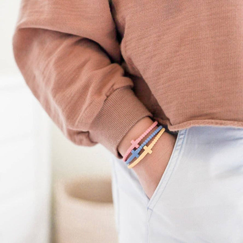 Load image into Gallery viewer, Jesus Cross Bracelet in Multi Colors
