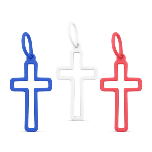 Cross Charm Keychain