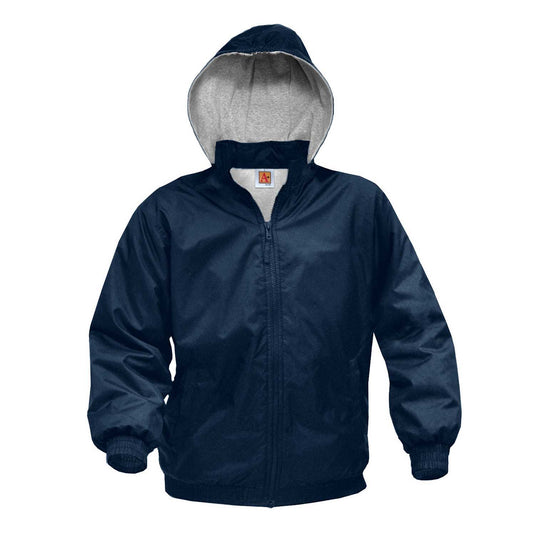 A+ All Weather Navy Jacket Removable Hood