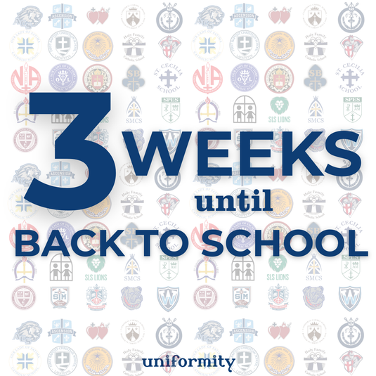 3 Weeks Until Back to School!