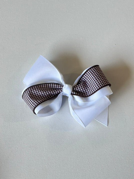 Hair Accessories Brown Gingham