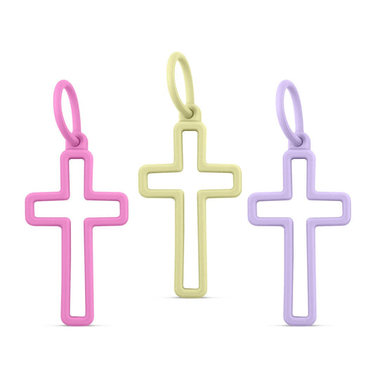 Cross Charm Keychain
