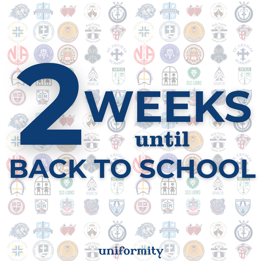 2 Weeks Until Back to School!