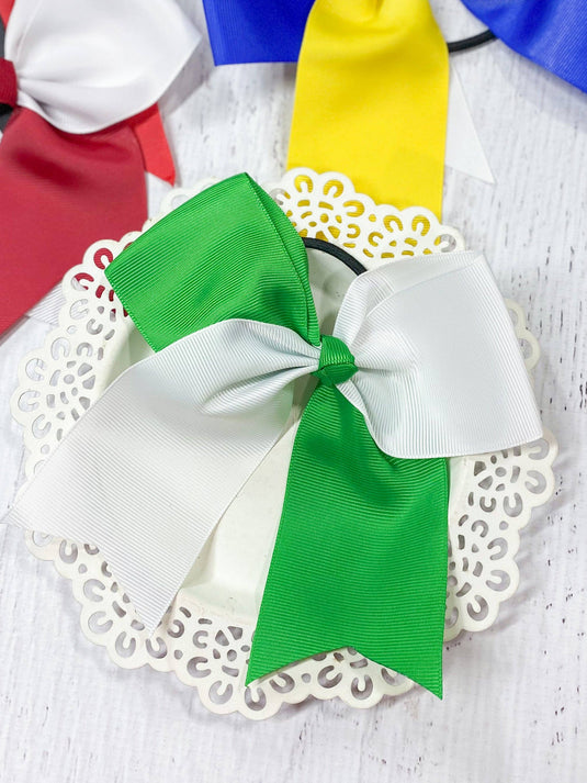 Two Color Cheer Bows