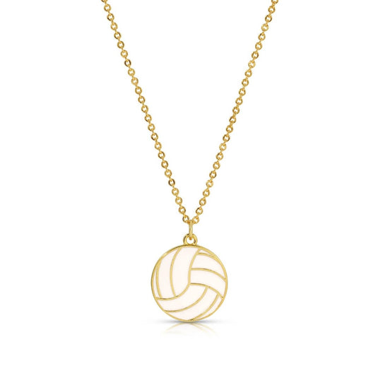 Perfect Serve! Enamel Necklace