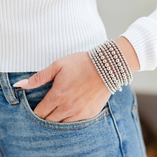 Classic Beaded Stretch Bracelets