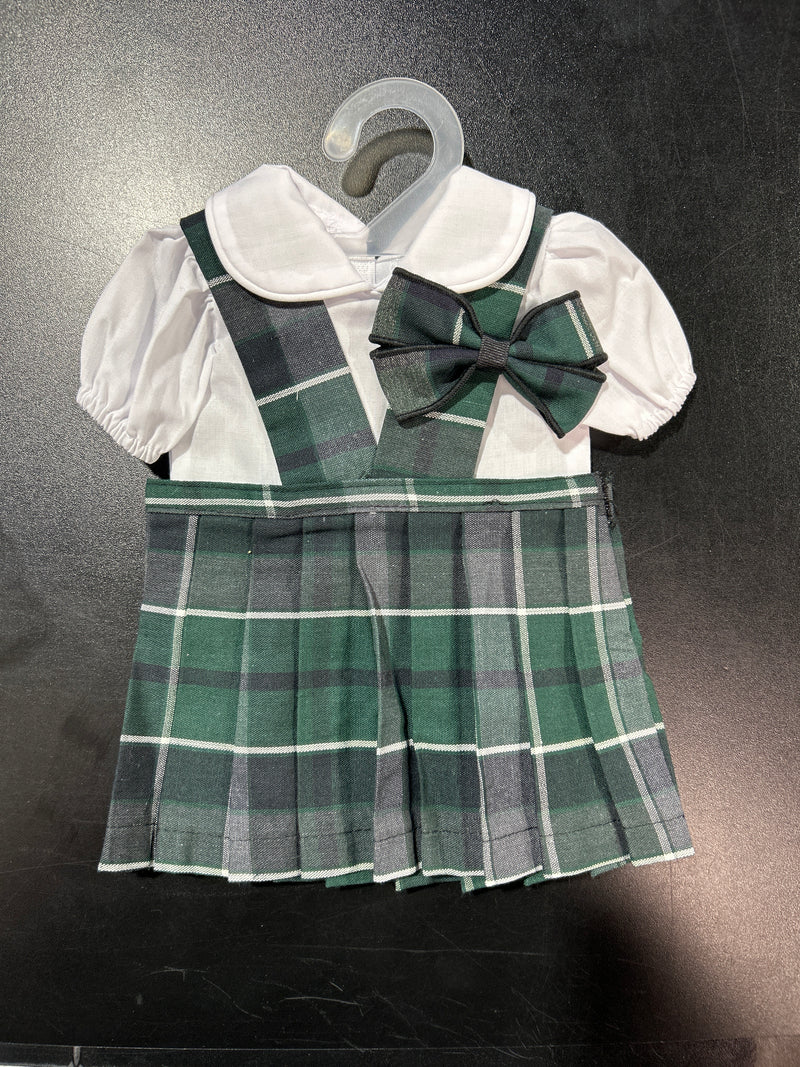 Load image into Gallery viewer, Doll Jumper Set Plaid 75
