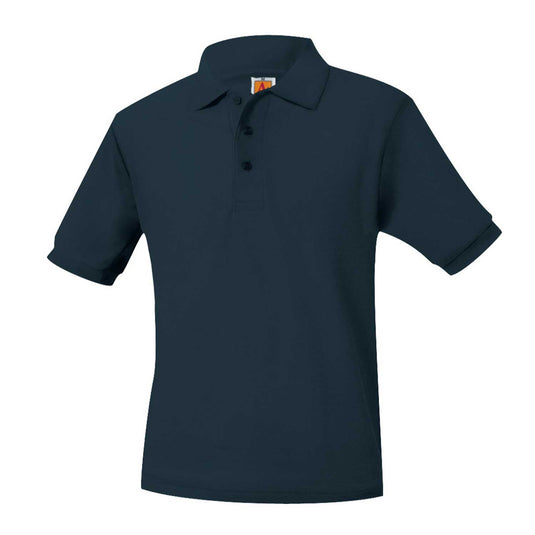 A+ Pique Polo Navy