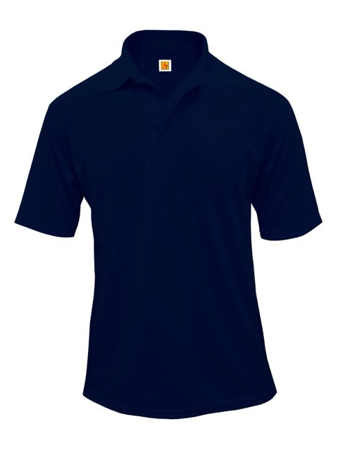 A+ DryFit Polo Navy Short Sleeve