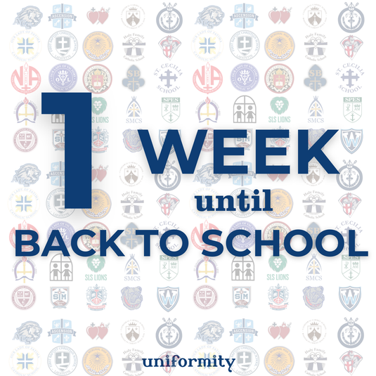 1 Week Until Back to School!