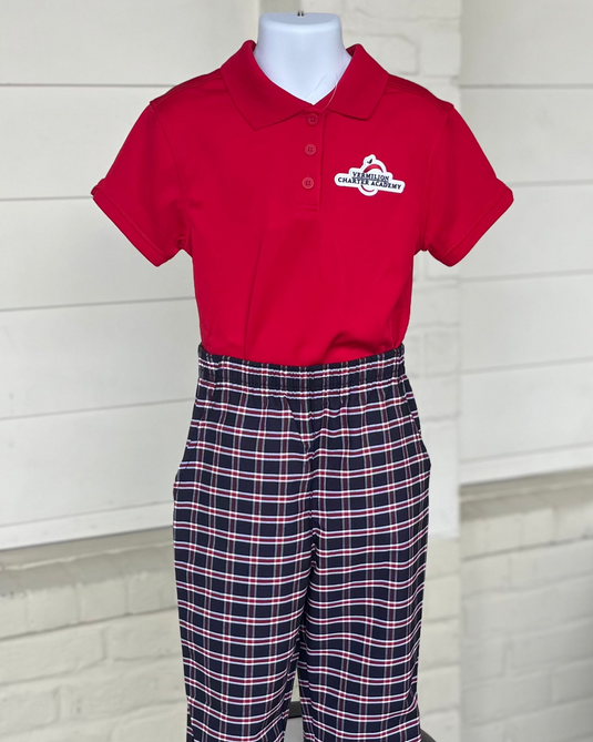 Pull On Pants Plaid 3C