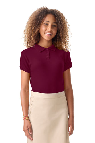 CR Jersey Female Fit Polo Burgundy