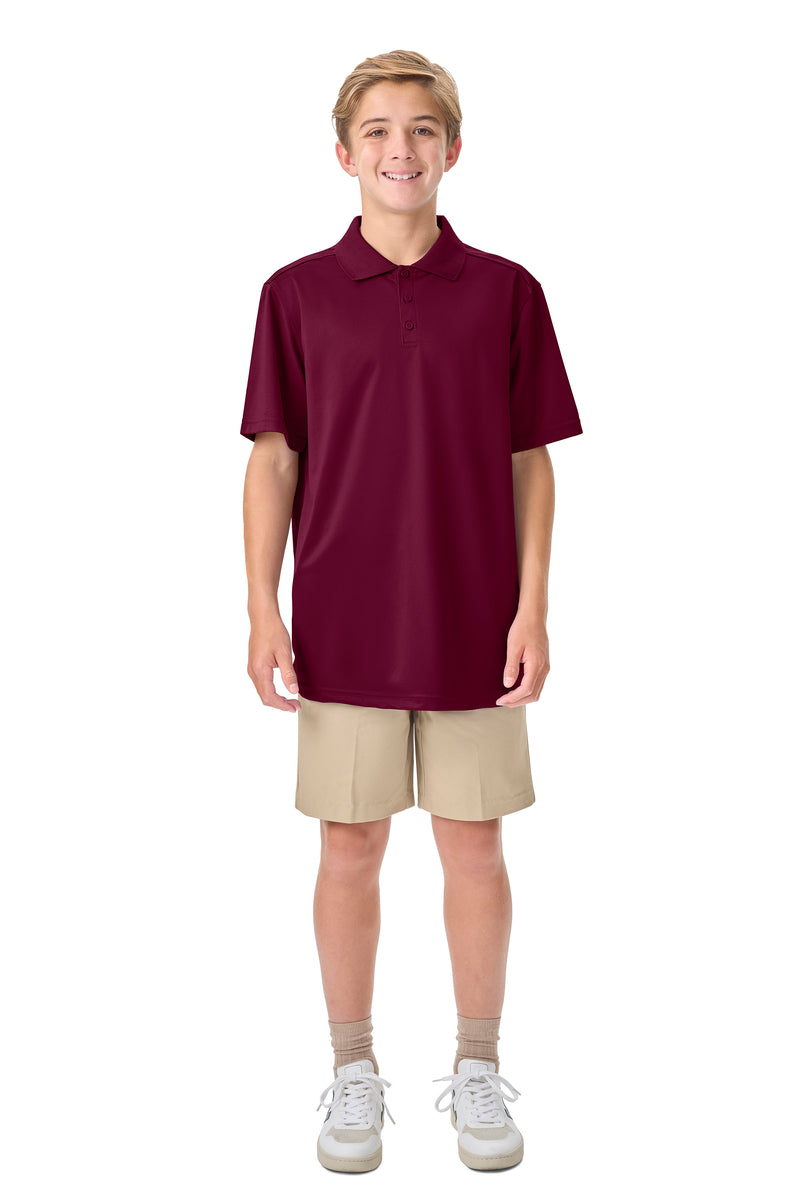 Load image into Gallery viewer, CR DryFit Polo Burgundy Short Sleeve
