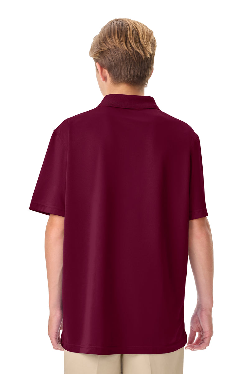 Load image into Gallery viewer, CR DryFit Polo Burgundy Short Sleeve
