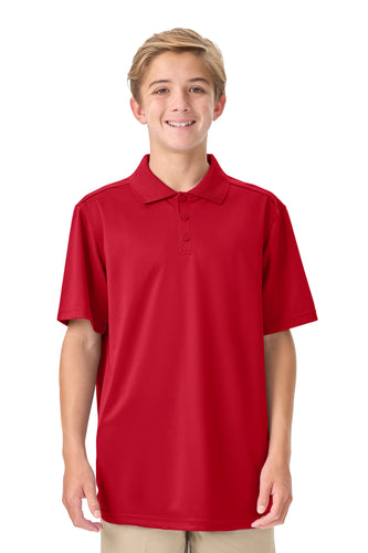 CR DryFit Polo Red Short Sleeve