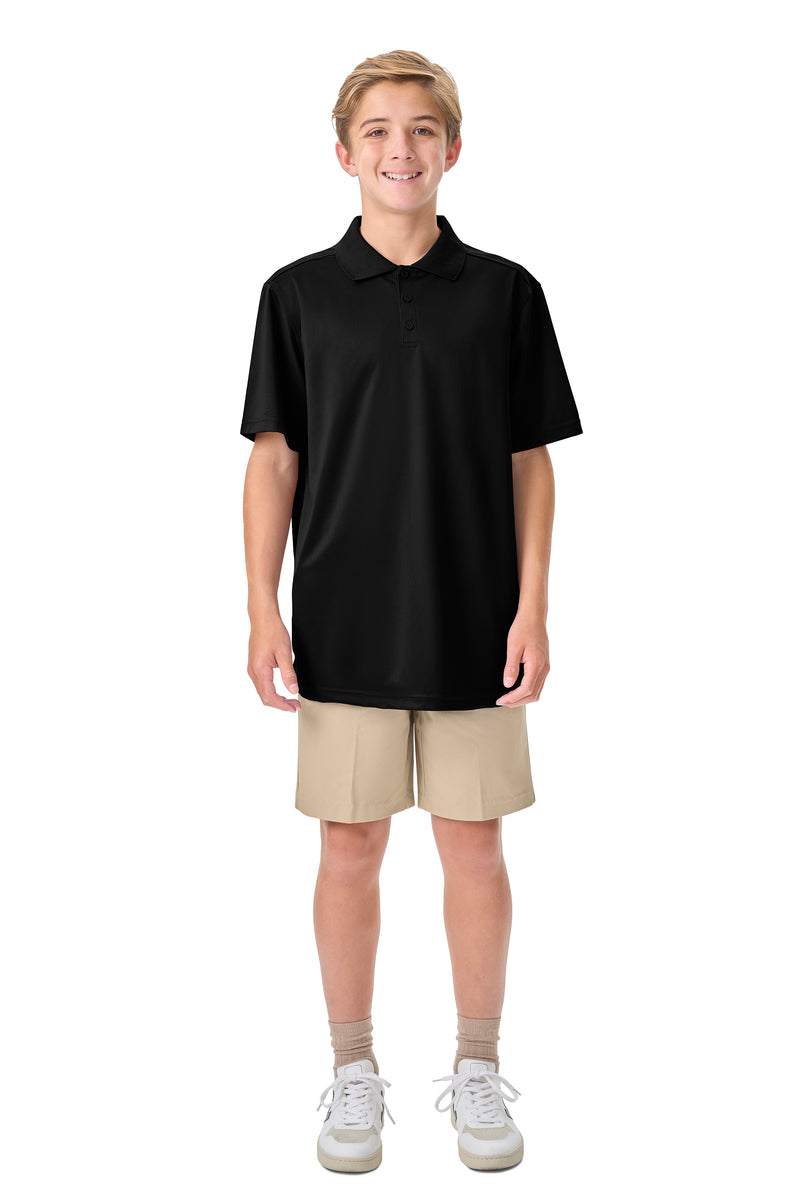 Load image into Gallery viewer, CR DryFit Polo Black Short Sleeve
