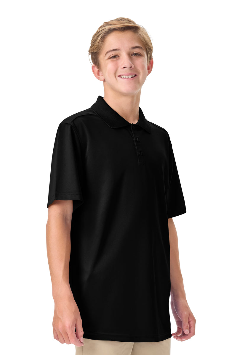 Load image into Gallery viewer, CR DryFit Polo Black Short Sleeve
