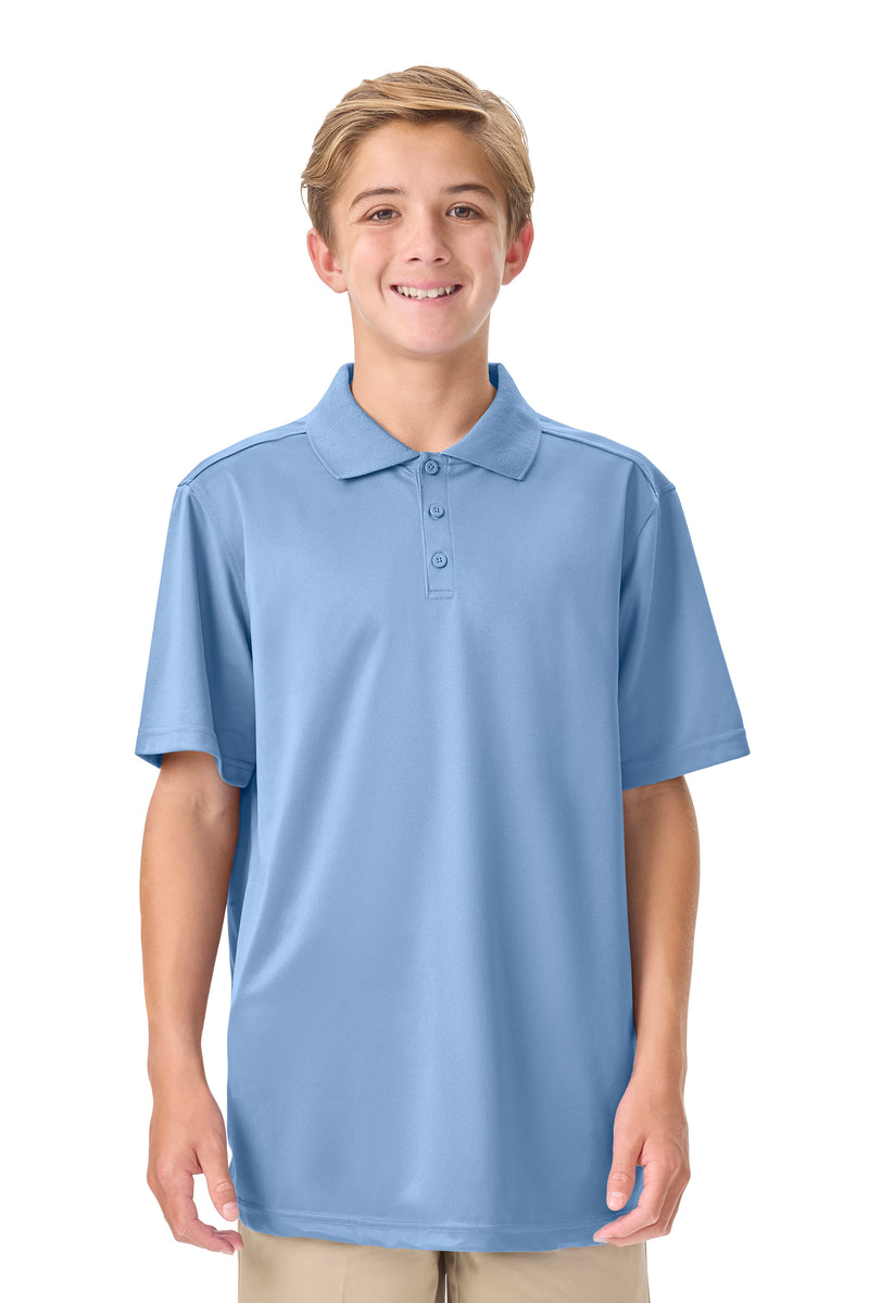Load image into Gallery viewer, CR DryFit Polo Light Blue Short Sleeve
