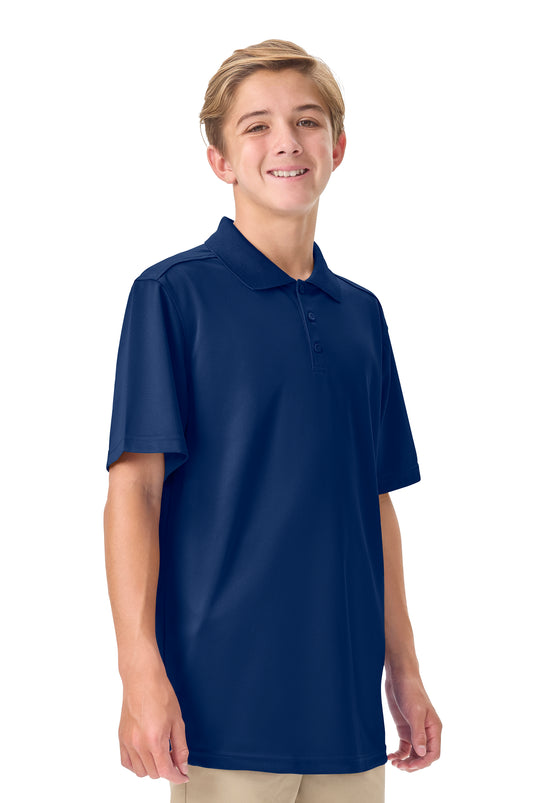 CR DryFit Polo Navy Short Sleeve