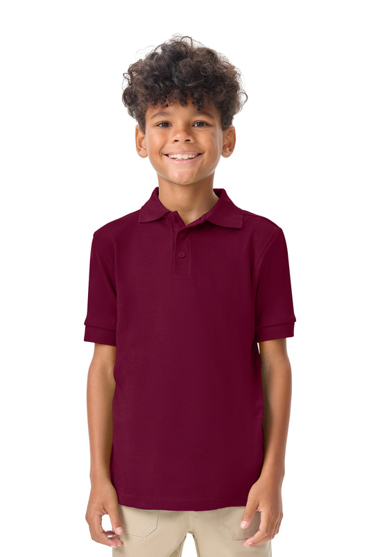 CR Jersey Polo Burgundy