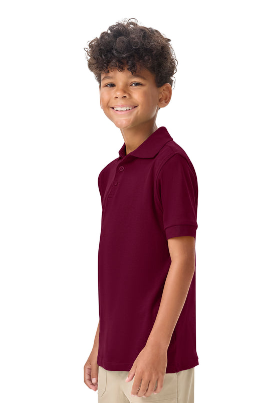 CR Jersey Polo Burgundy
