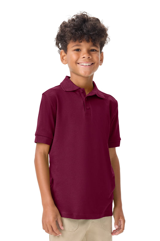 CR Jersey Polo Burgundy