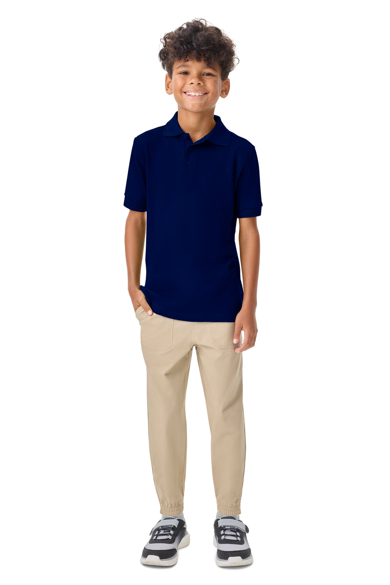 Load image into Gallery viewer, CR Jersey Polo Navy Short Sleeve

