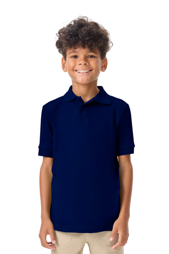 CR Jersey Polo Navy Short Sleeve