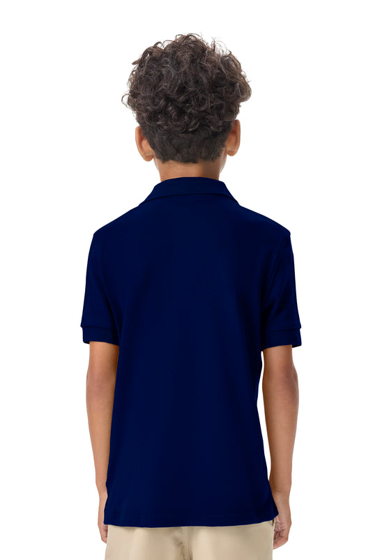 CR Jersey Polo Navy Short Sleeve