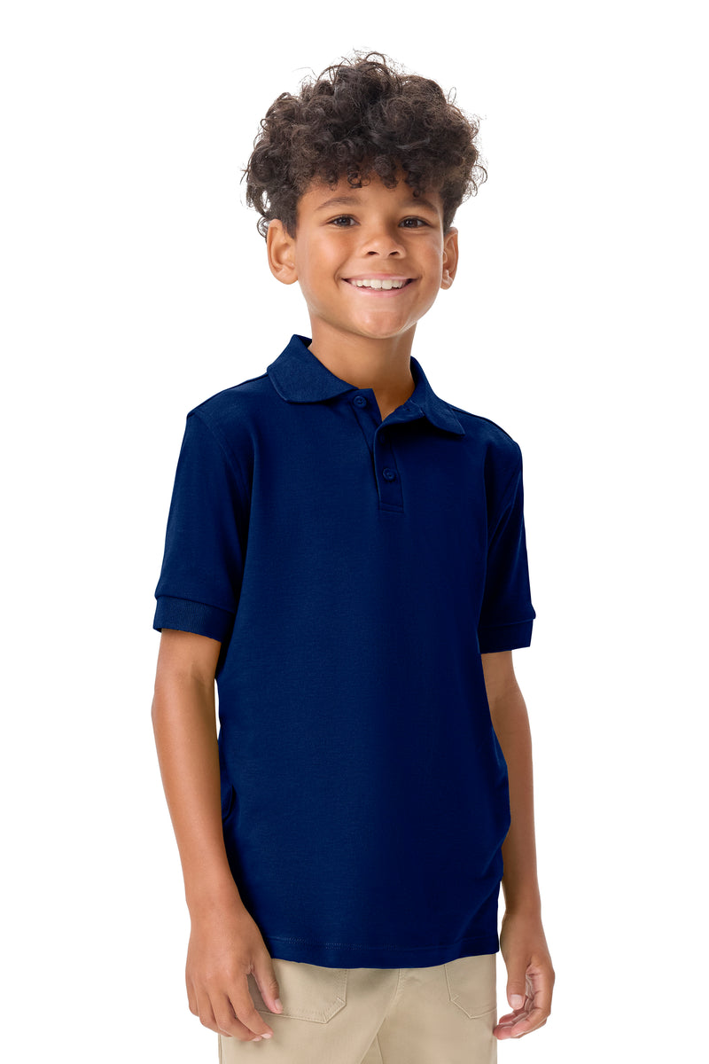 Load image into Gallery viewer, CR Jersey Polo Navy Short Sleeve
