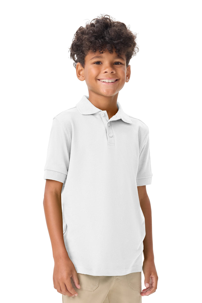 Load image into Gallery viewer, CR Jersey Polo White Short Sleeve
