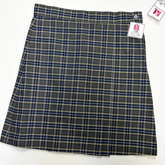 Double Pleat Skort Plaid 42