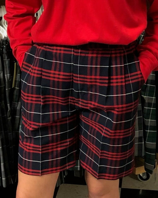 A+ Walking Shorts Plaid 37