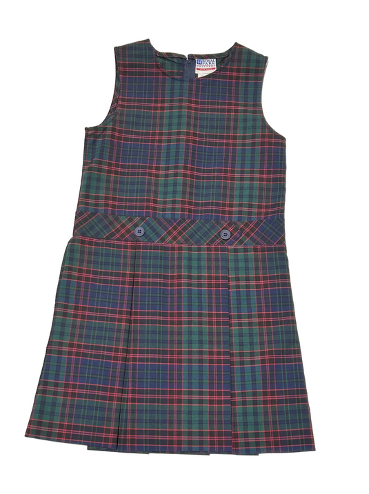 Drop Waist Jumper Plaid 19